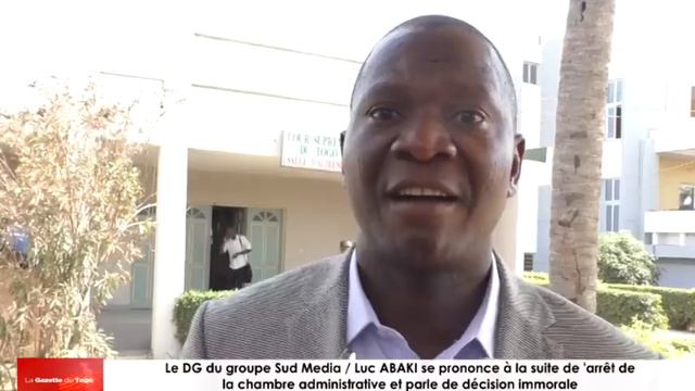 Le DG du groupe Sud média Luc ABAKI parle d'un arrêt immoral смотреть онлайн