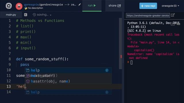 [Language skills Python] Methods vs Functions [Tutorial] смотреть онлайн