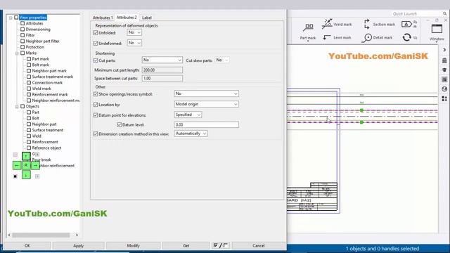 Tekla 2021 Tutorial 36 | Tekla Detailing | Fabrication Drawing - 10 смотреть онлайн