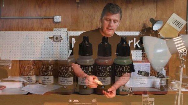 #89422 Acrylicos Vallejo Games Colors, Model Color Washes, 1/2 Fl. Oz. Bottles, 8 Colors