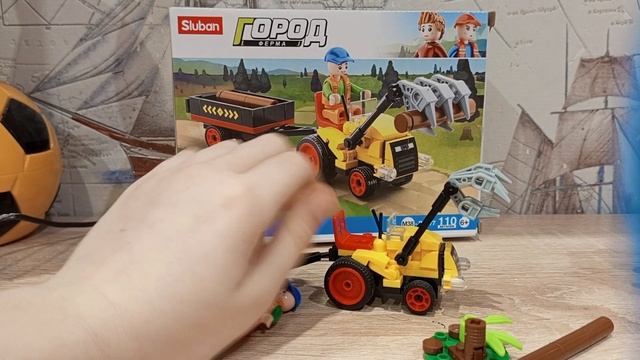 Обзор на трактор. лего sluban смотреть онлайн