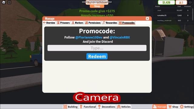 *NEW UPDATE CODES* [?CAMERAS] My Prison ROBLOX | LIMITED CODES TIME | 1 MAY 2023 смотреть онлайн