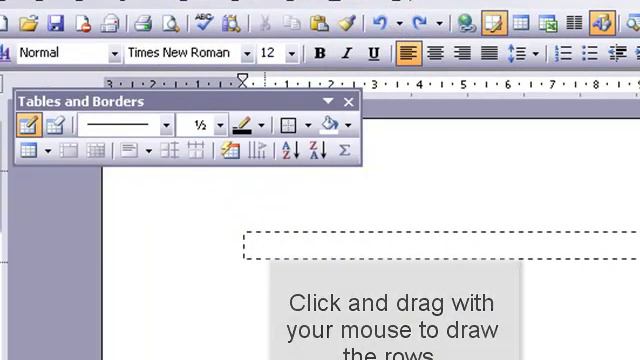 Inserting Table Microsoft Word 2003 смотреть онлайн