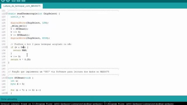 Arduino Lab 19 – Leitura e datalogger de temperatura utilizando um termopar tipo K e MAX6675 смотреть онлайн