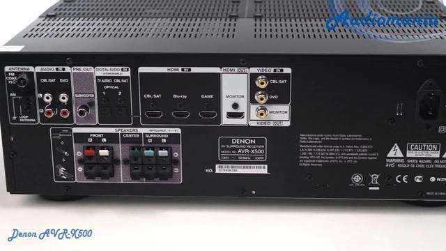 AV ресивер Denon AVR X 500 смотреть онлайн