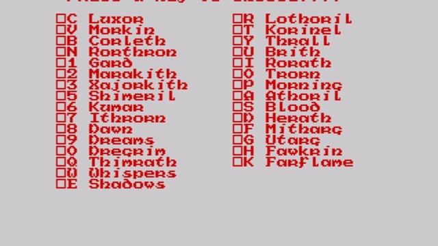 The Lords of Midnight Walkthrough (Campaign victory), ZX Spectrum смотреть онлайн