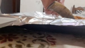 Зубатка в фольге.