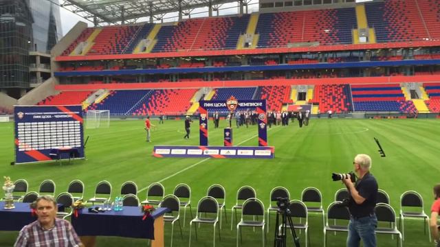 АРЕНА ЦСКА, ЧЕМПИОНЫ РОССИИ ❤️💙 смотреть онлайн