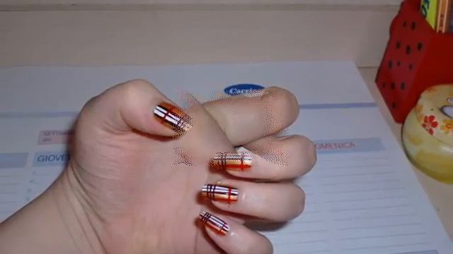 burberry style nail art!! смотреть онлайн