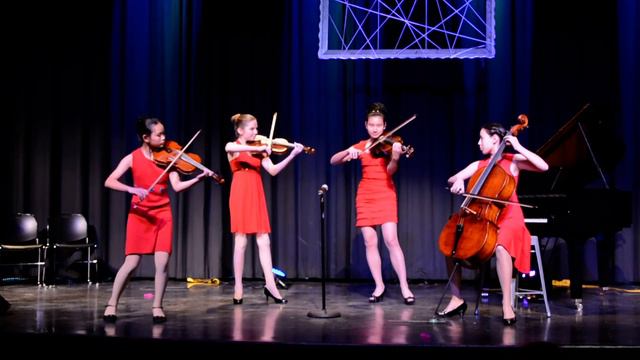 "Storm" String Quartet performing Palladio by Carl Jenkins смотреть онлайн