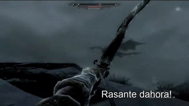 Skyrim - Ataque do Frost Dragon - Morri смотреть онлайн