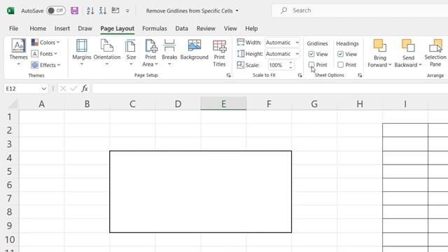 How to Remove Gridlines from Specific Cells in Excel | Remove Gridlines from Selected Cells in Exce смотреть онлайн