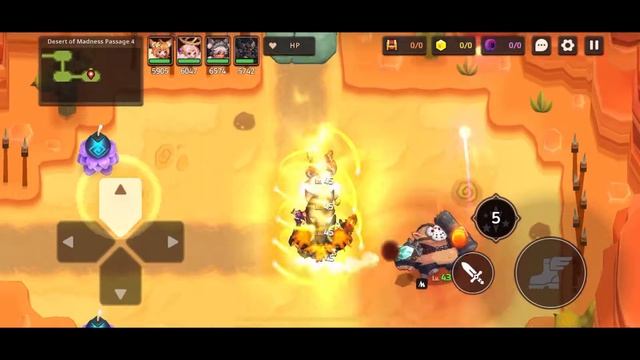 World 4 Desert of Madness : Passage 4 - Guardian Tales смотреть онлайн