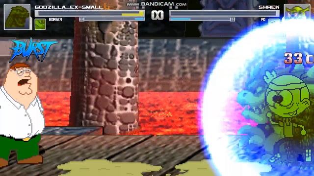MUGEN Request 288: Godzilla, Bowser, Linoln Loud vs Shrek, Po, Peter Griffin смотреть онлайн