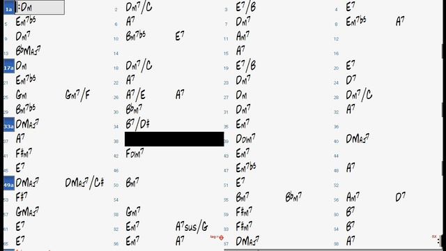 Chega De Saudade (No More Blues) chord progression - Jazz Backing Track Play Along The Real Book смотреть онлайн