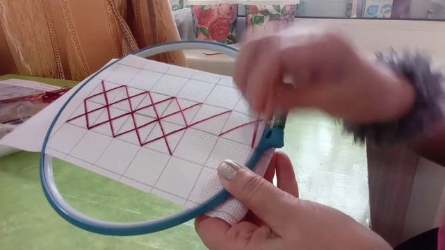 Как правильно вышить крестик.Вышивка начинающим. смотреть онлайн