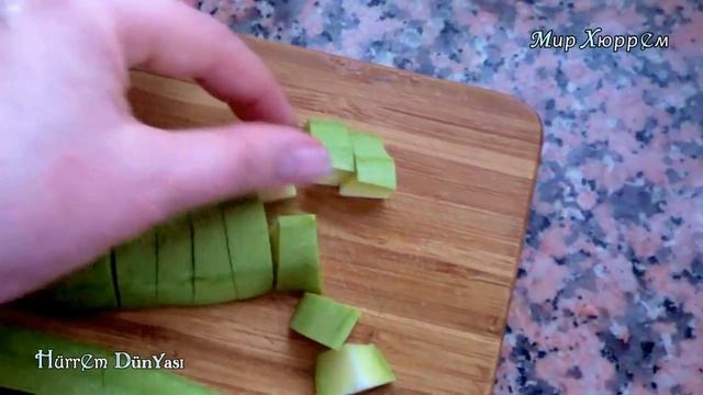 Кабачки тушеные (в мультиварке) Kabak yemeyi. Турецкая кухня. смотреть онлайн