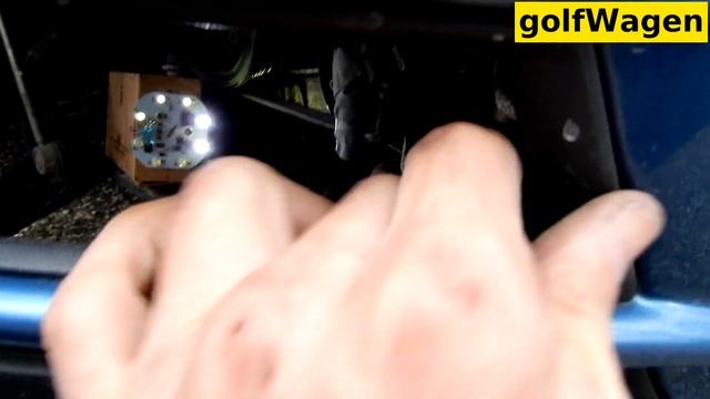 VW Golf 7 broken fog light change смотреть онлайн