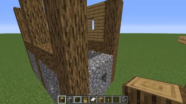 КАК ПОСТРОИТЬ ДВУХЭТАЖНЫЙ ДОМ ИЗ ДЕРЕВНИ ЖИТЕЛЕЙ В МАЙНКРАФТЕ! смотреть онлайн