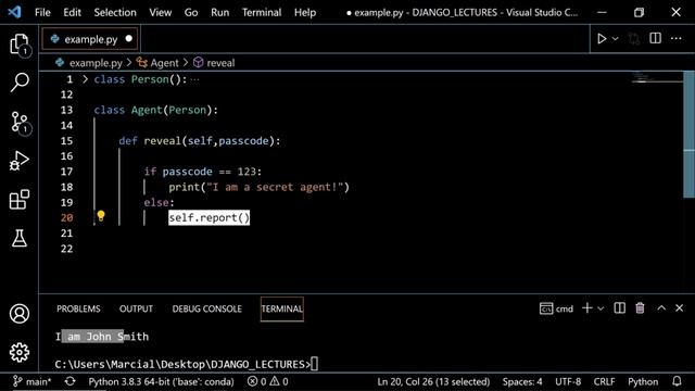 032 Python OOP - Inheritance смотреть онлайн