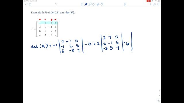 3.1: The Determinant of a Matrix смотреть онлайн