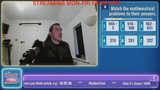 It's Quiz Time. Episode 3. Play Along In Chat on TWITCH смотреть онлайн