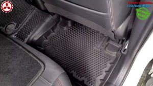 ЧЕСТНЫЙ ОБЗОР: Ковры  в салон от DELFORM EVA 3D для Mitsubishi Outlander 3 - плюсы и минусы
