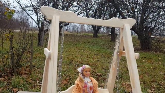 Качели для Барби, Тильды и других кукол с ростом 30 см и выше. смотреть онлайн