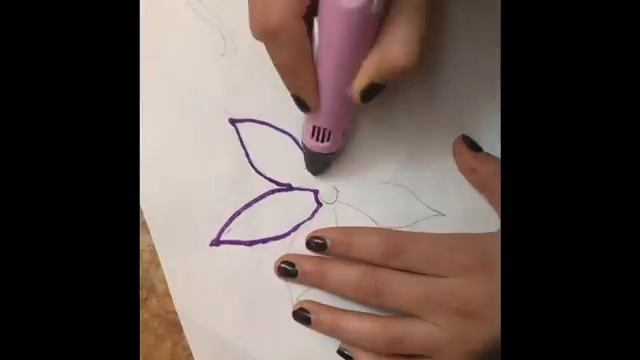 Цветок из 3 д ручки смотреть онлайн