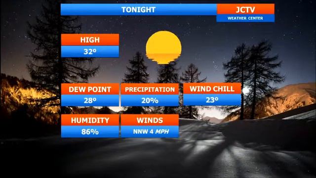 JCTV Weather Tuesday February 16, 2016 смотреть онлайн