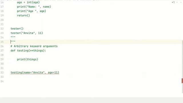 Python with Anvita #51 - Python programming - Positional arguments, Arbitrary Keyword arguments смотреть онлайн