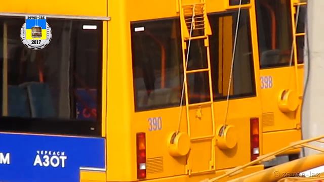 Черкаський тролейбус- БКМ 321 вже із бортовими номерами 02.05.2016 / Cherkasy trolleybus- ВКМ 321 смотреть онлайн