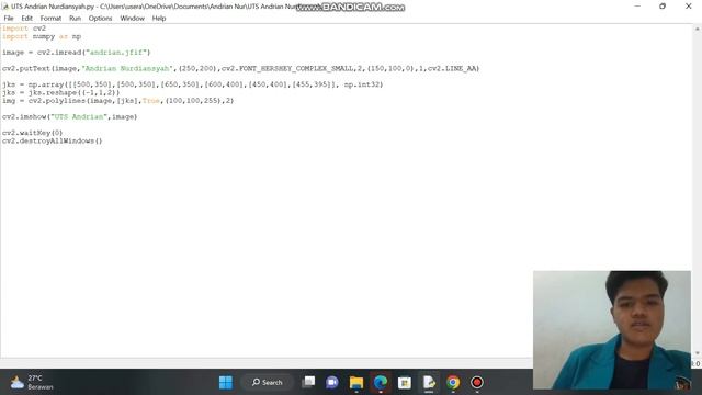 drawing and writing on image with open cv python смотреть онлайн