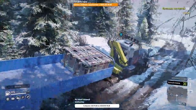 SnowRunner Прохождение Хард режим. Страшный медведь Аляски) (Часть 2) #34 смотреть онлайн