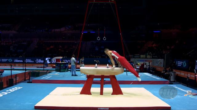 ALEKSANDROV Yordan (BUL) - 2022 Artistic Worlds, Liverpool (GBR) - Qualifications Pommel Horse смотреть онлайн