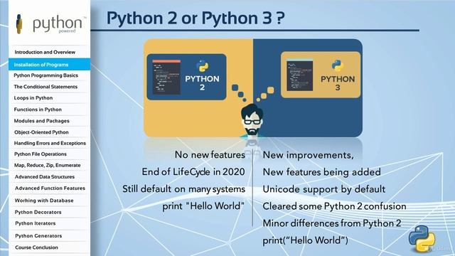 005 Complete Python 3 Course - Python 2 or Python 3 смотреть онлайн