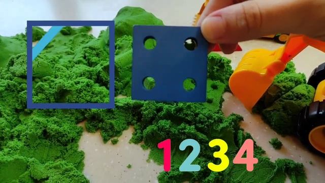 Учим Формы Цвета и Цифры. Обучающие игры для малышей. Интересные песчаные раскопки. смотреть онлайн