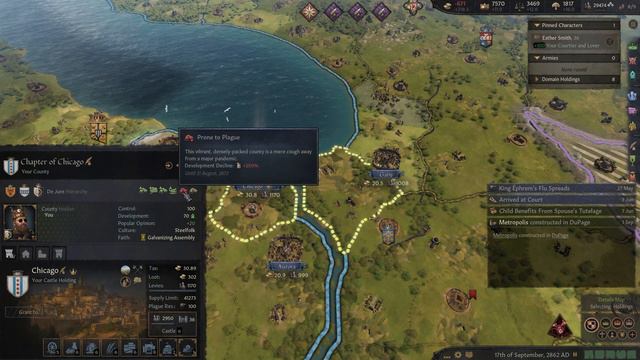 Crusader Kings 3 [ไทย] : Faith of Steel Part 10 โรคระบาดแดงแห่งความตาย смотреть онлайн