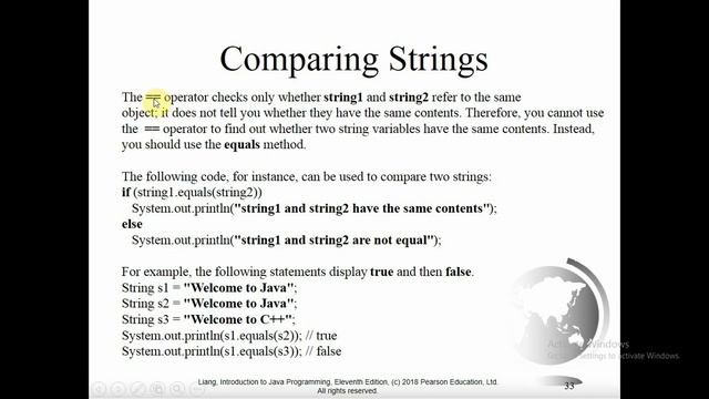 JAVA String Class and its Methods смотреть онлайн