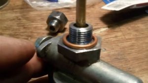 ремонт бензокрана КР-12 (ВОСХОД)-он еще послужит! (футорка) 2Ч