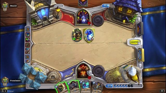 Hearthstone - Комбо Воин геймплей смотреть онлайн