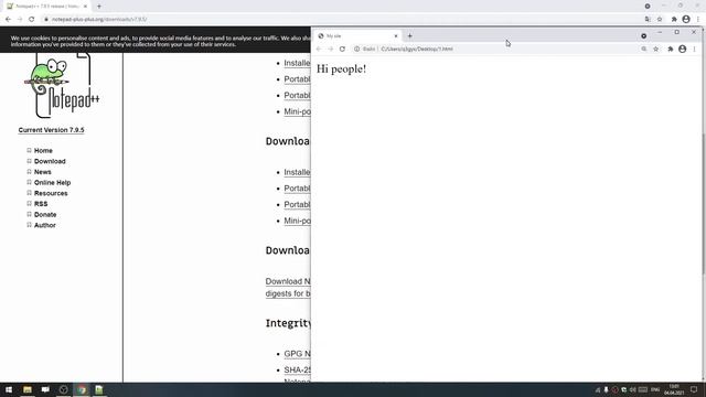 Информатика 9 класс. Создание HTML документа. смотреть онлайн