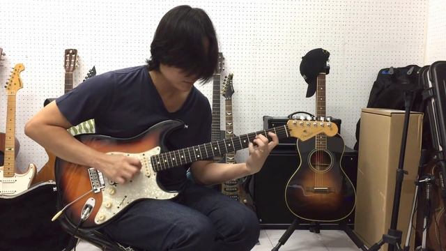 รีวิวกีตาร์ไฟฟ้า 2000 Fender American Fat Strat Texas Special Guitar смотреть онлайн
