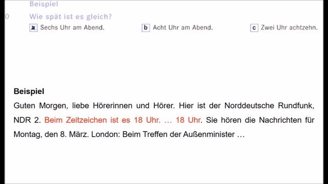 Start Deutsch 2  Modelltest - Hörverstehen Mit Lösungen