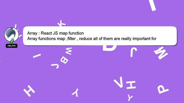 Array : React JS map function смотреть онлайн