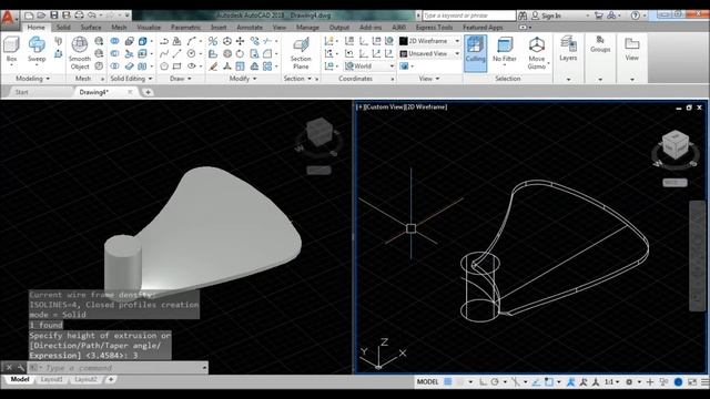 AutoCAD 3D Modeling - Propeller , Rotor Fan Blade Tutorial - Materials + Rendering смотреть онлайн