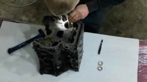 Установка втулок баланс валов двигателя CDAB 1.8 TFSI