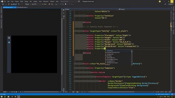 WPF - Navigation Drawer / Sidebar Menu | UI Design | XAML | C# | Project | Tutorial