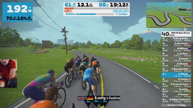 Zwift - EVO CC Race Series - Cat C смотреть онлайн