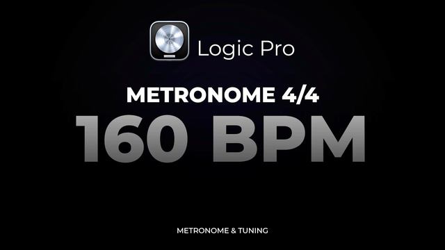 Metronome (Logic Sound) - 160 BPM 4/4 (Beats per minute) смотреть онлайн